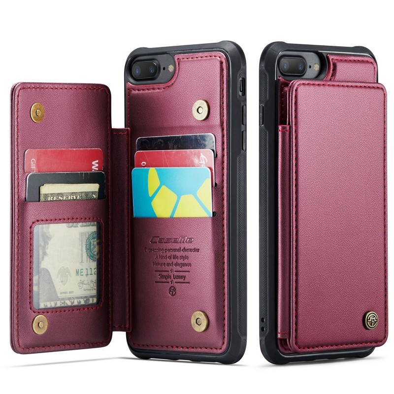 iPhone-compatible Wallet-style Phone Case Back Cover Leather Case